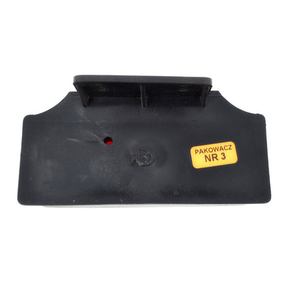 Feu de gabarit latéral horizontal rouge/blanc avec base – ampoule 12/24 V, 110×53×31 mm