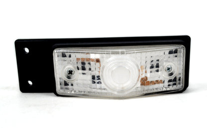 Feu de position latéral vertical blanc, à ampoule, embase 133 x 42 mm