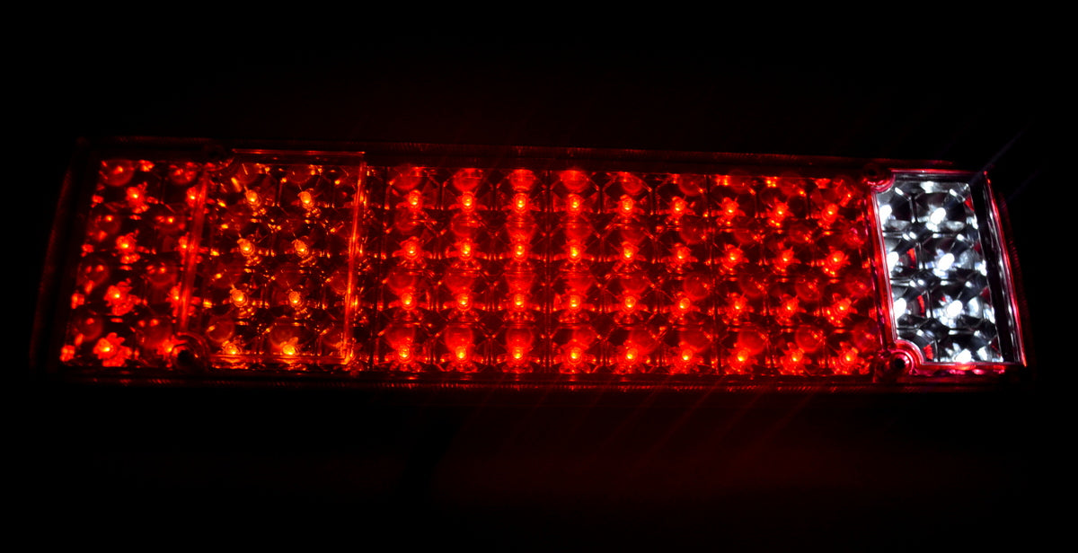 Grand feu arrière combiné à LED, 24 V, 6 fonctions, 460 x 130 x 45 mm