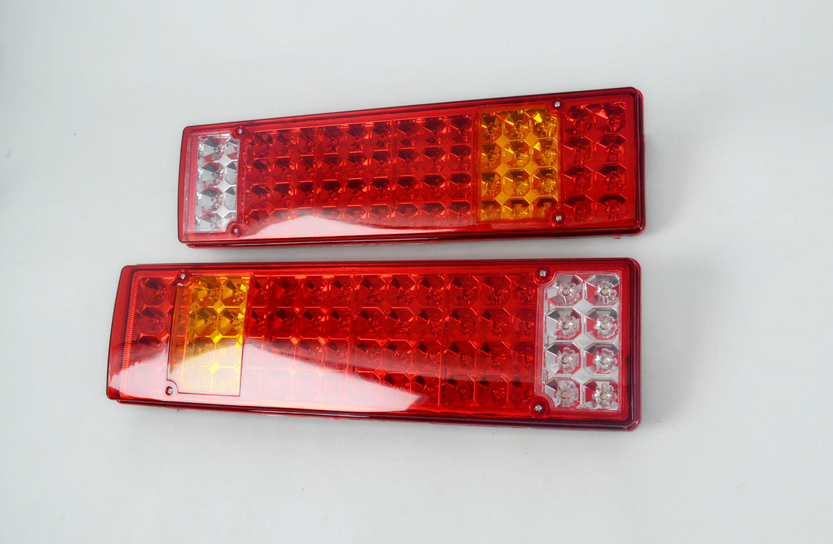 Grand feu arrière combiné à LED, 24 V, 6 fonctions, 460 x 130 x 45 mm