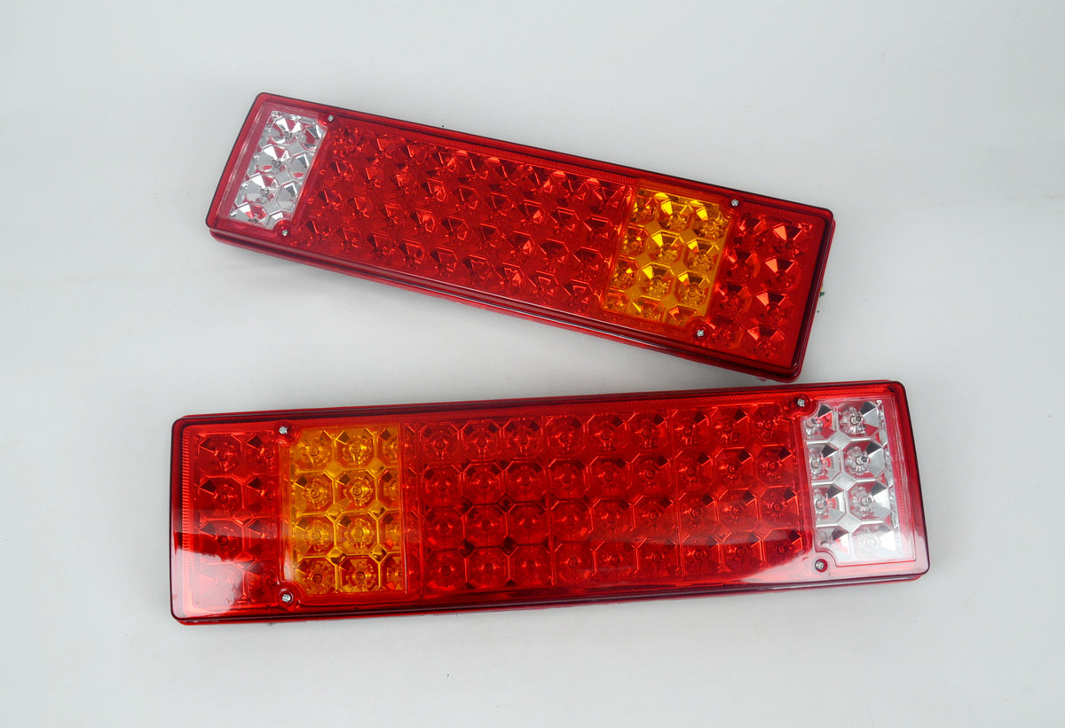 Grand feu arrière combiné à LED, 24 V, 6 fonctions, 460 x 130 x 45 mm