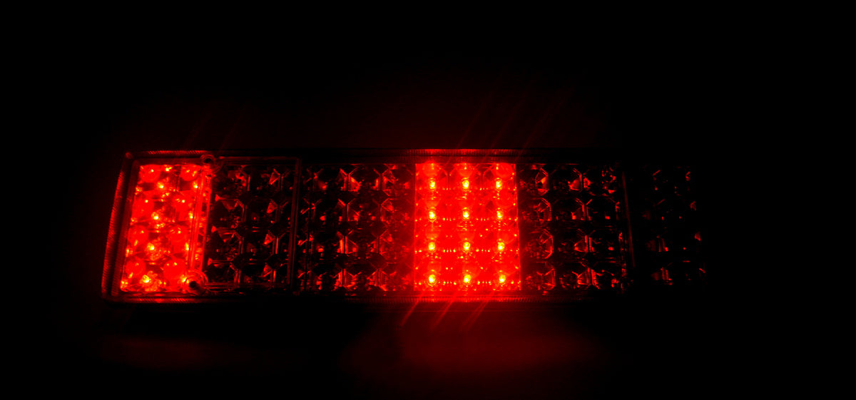 Grand feu arrière combiné à LED, 24 V, 6 fonctions, 460 x 130 x 45 mm