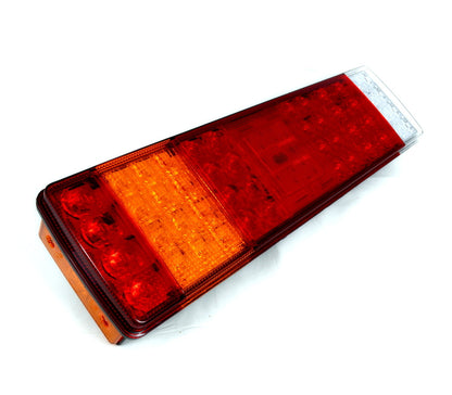 Feu arrière gauche à LED, 47 cm, 5 fonctions, connecteur 7 broches, 12/24 V