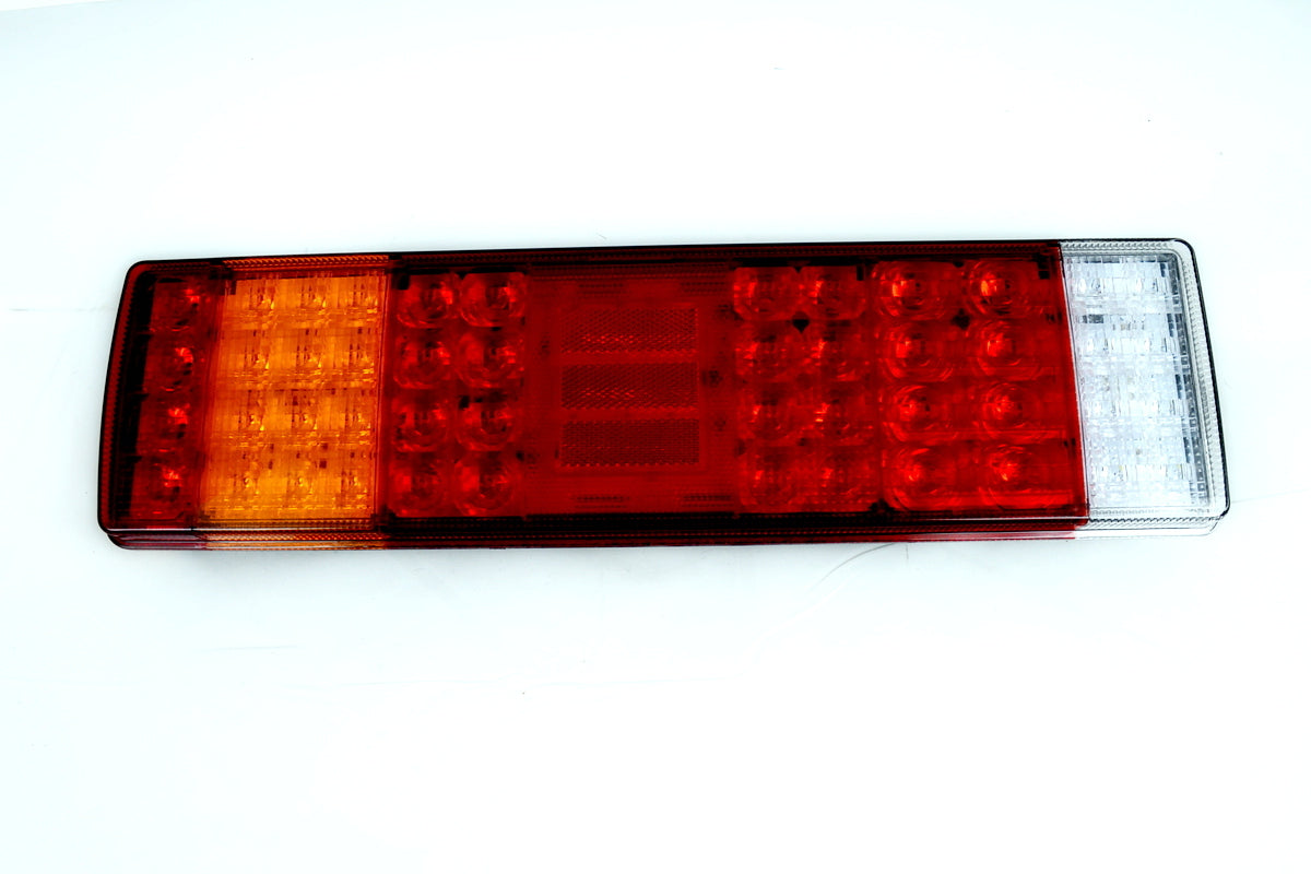 Feu arrière gauche à LED, 47 cm, 5 fonctions, connecteur 7 broches, 12/24 V