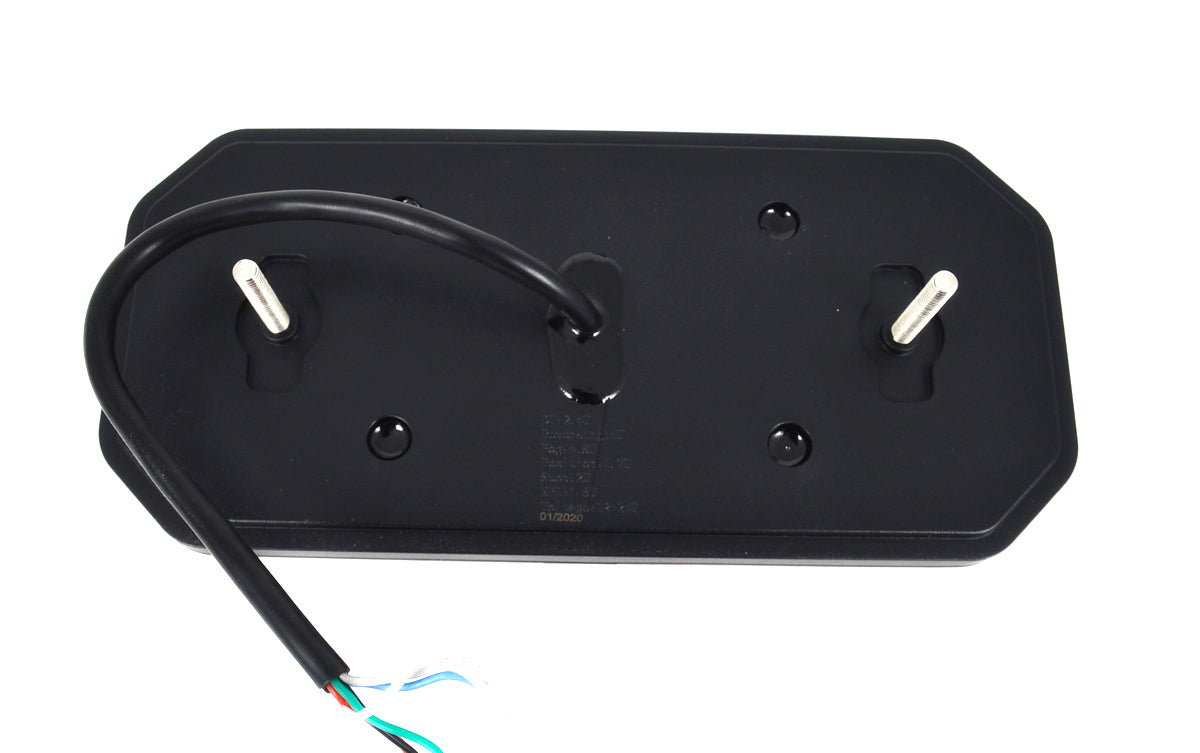 Feu arrière gauche à LED néon, 235 mm, 12/24 V