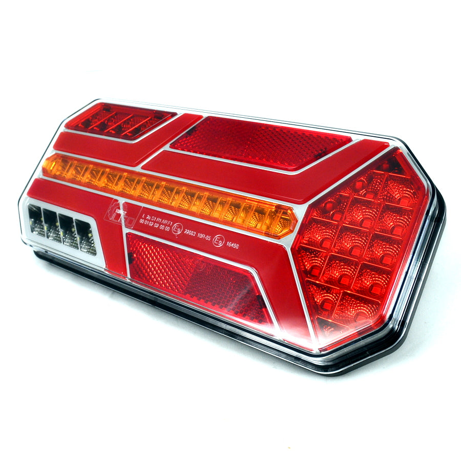 Feu arrière stop droit LED néon – 235 mm, 12/24 V