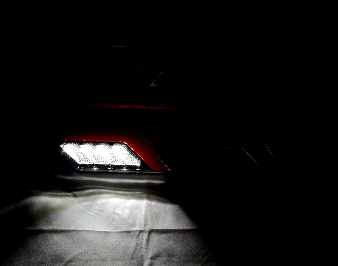 Feu arrière stop droit LED néon – 235 mm, 12/24 V