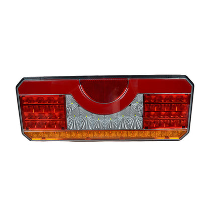 Feu arrière gauche LED, 35 cm, 12/24 V, design cintré