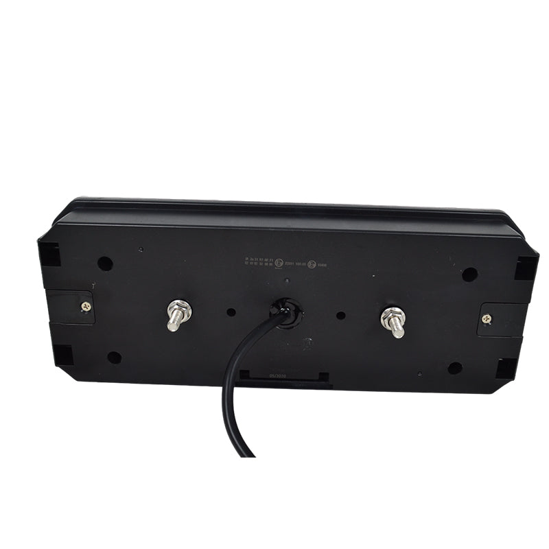 Feu arrière gauche LED, 35 cm, 12/24 V, design cintré