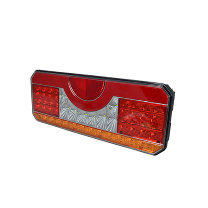 Feu arrière gauche LED, 35 cm, 12/24 V, design cintré