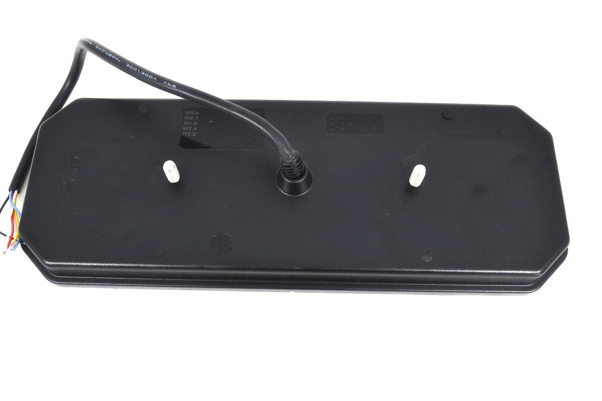 Feu arrière gauche LED néon, 35 cm, 5 fonctions, 12/24 V, catadioptre diamant