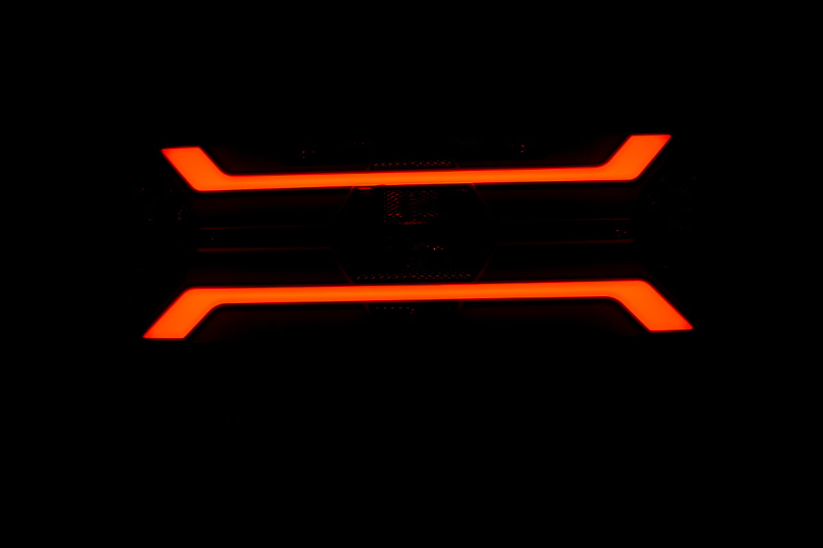 Feu arrière gauche LED néon, 35 cm, 5 fonctions, 12/24 V, catadioptre diamant