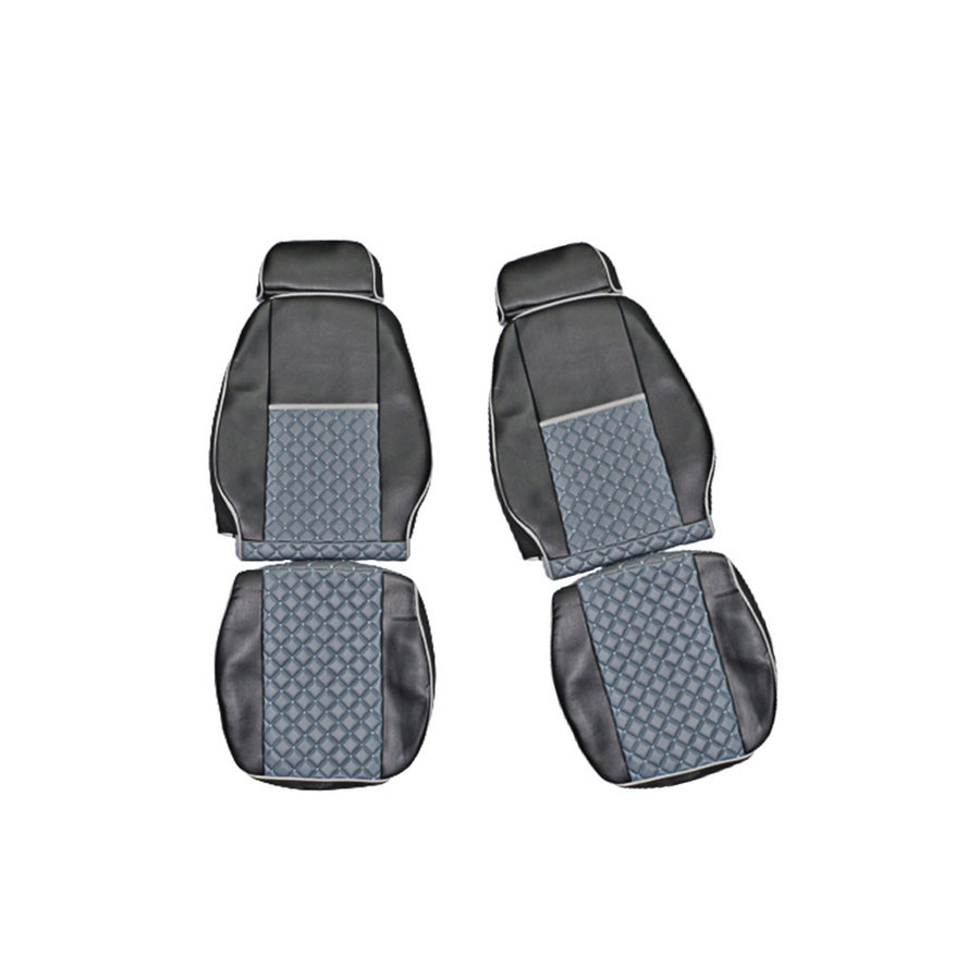 Housses de siège adaptées pour Iveco EuroTech – 2003–2006, cuir synthétique gris