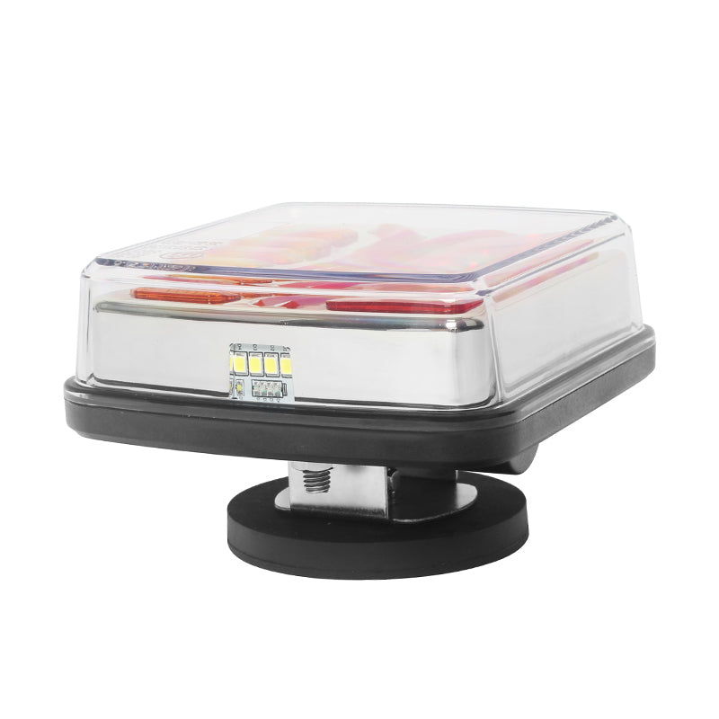 Kit de feux arrière de remorque LED sans fil avec Bluetooth, 2 lampes, 5 fonctions d’éclairage