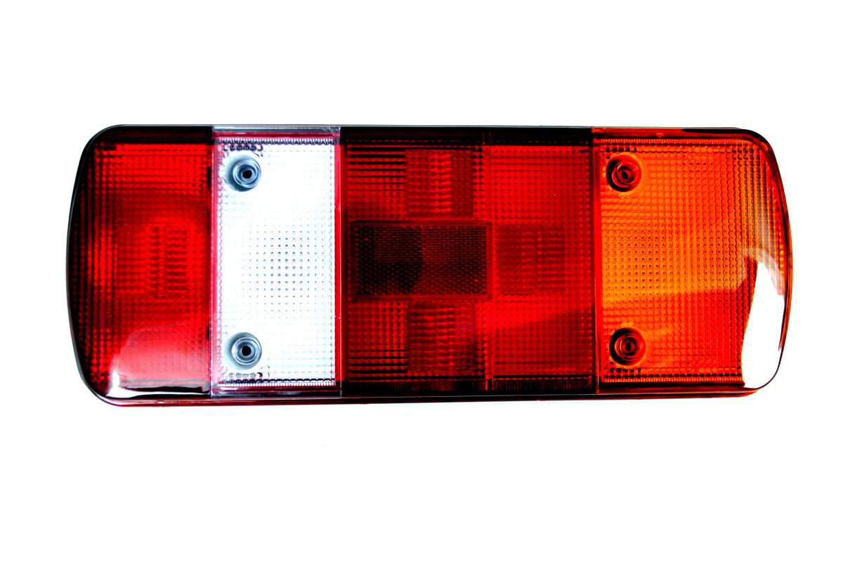 Rechte Heckleuchte geeignet für Mercedes Atego ab 2004 – 340 × 130 × 90 mm, 5-Funktionen, Steckeranschluss