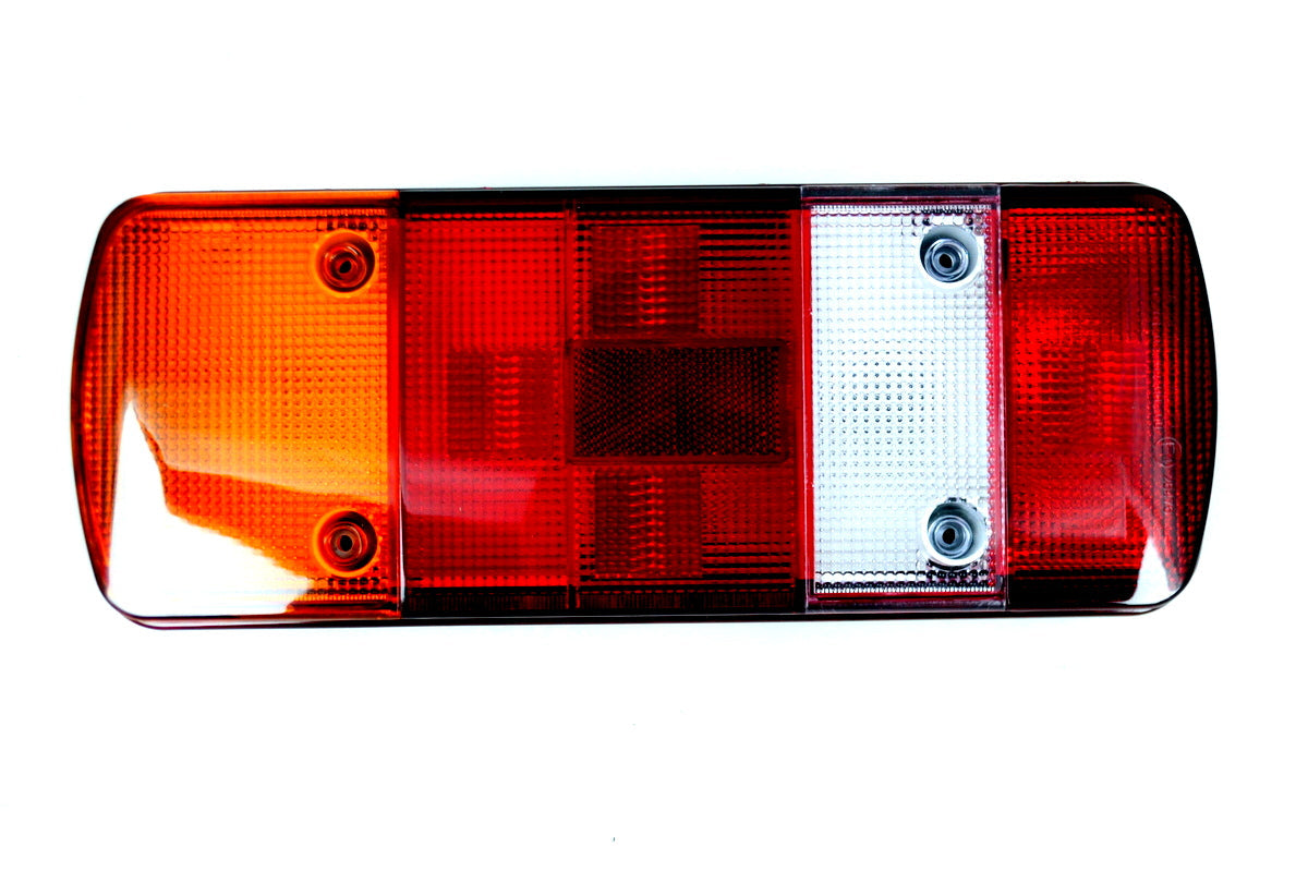 Rechte Heckleuchte geeignet für Mercedes Atego ab 2004 – 340 × 130 × 90 mm, 5-Funktionen, Steckeranschluss