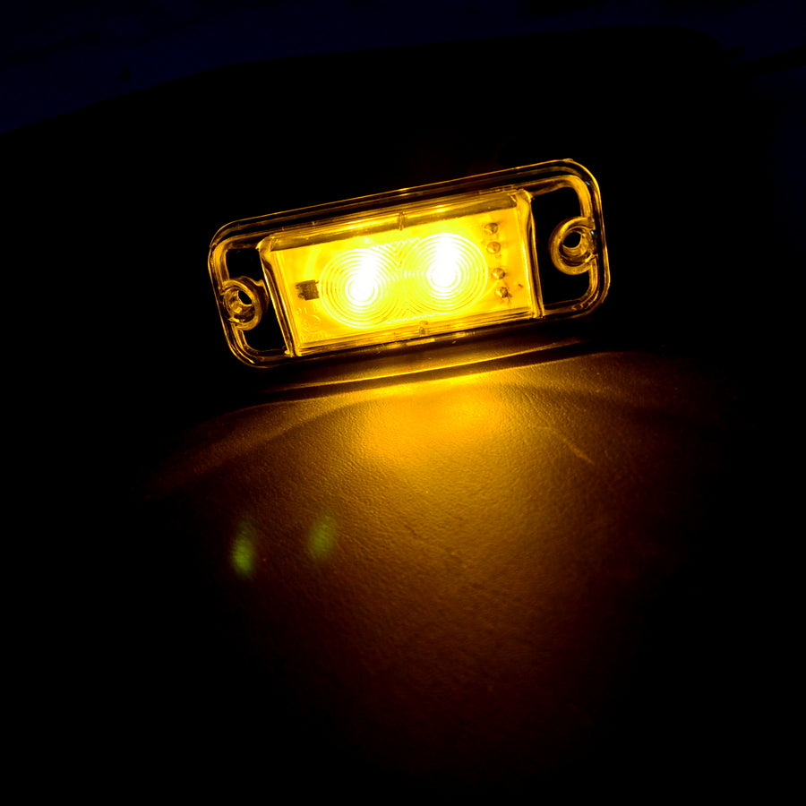 Éclairage de pare-soleil LED – Jaune, adapté pour Mercedes Actros MP2/MP3