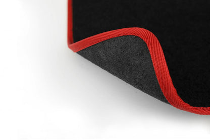 Carpet Floor Mat Set – 2-Piece, Red Trim, suitable for Renault Master 2 (2003–2010)