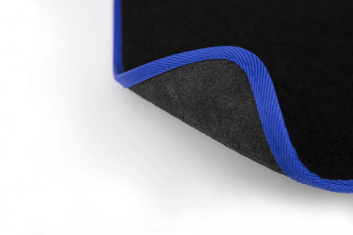 Carpet Floor Mat Set – suitable for Renault Master II 2003–2010, 2 Pieces, Blue Trim