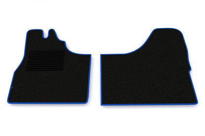 Carpet Floor Mat Set – suitable for Renault Master II 2003–2010, 2 Pieces, Blue Trim
