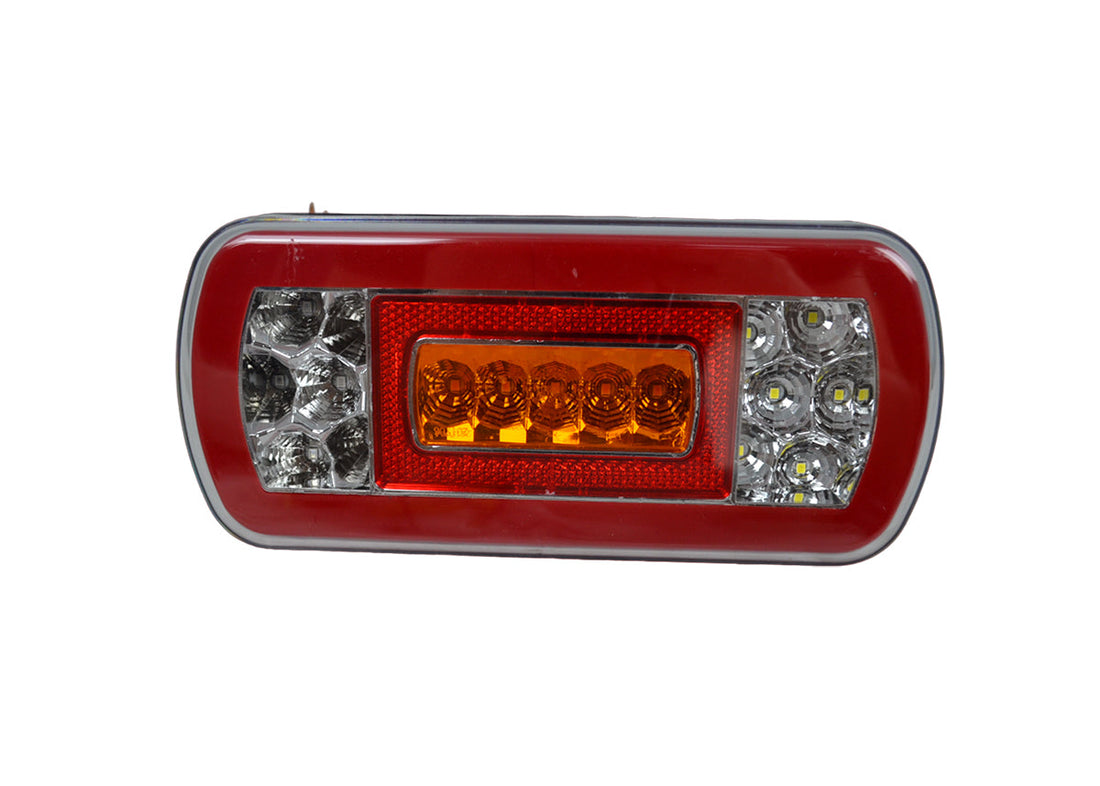 Овален LED неонов заден комбиниран стоп, 12V, 224×104×51 mm