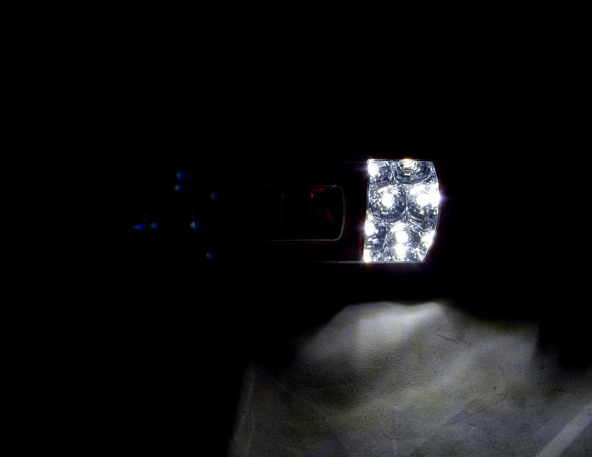 Feu arrière combiné ovale à LED néon, 12V, 224×104×51 mm