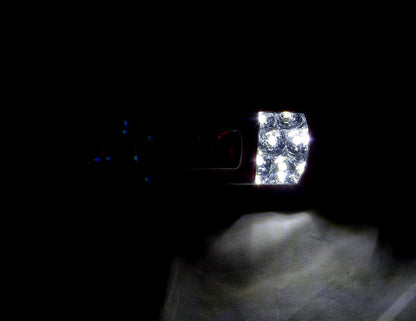 Feu arrière combiné ovale à LED néon, 12V, 224×104×51 mm