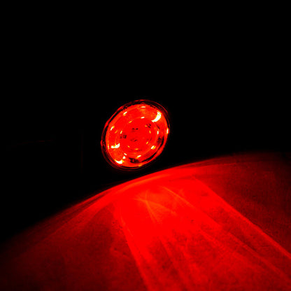 Petit feu de gabarit LED, rouge/blanc, 10 LED, 24 V, type corne