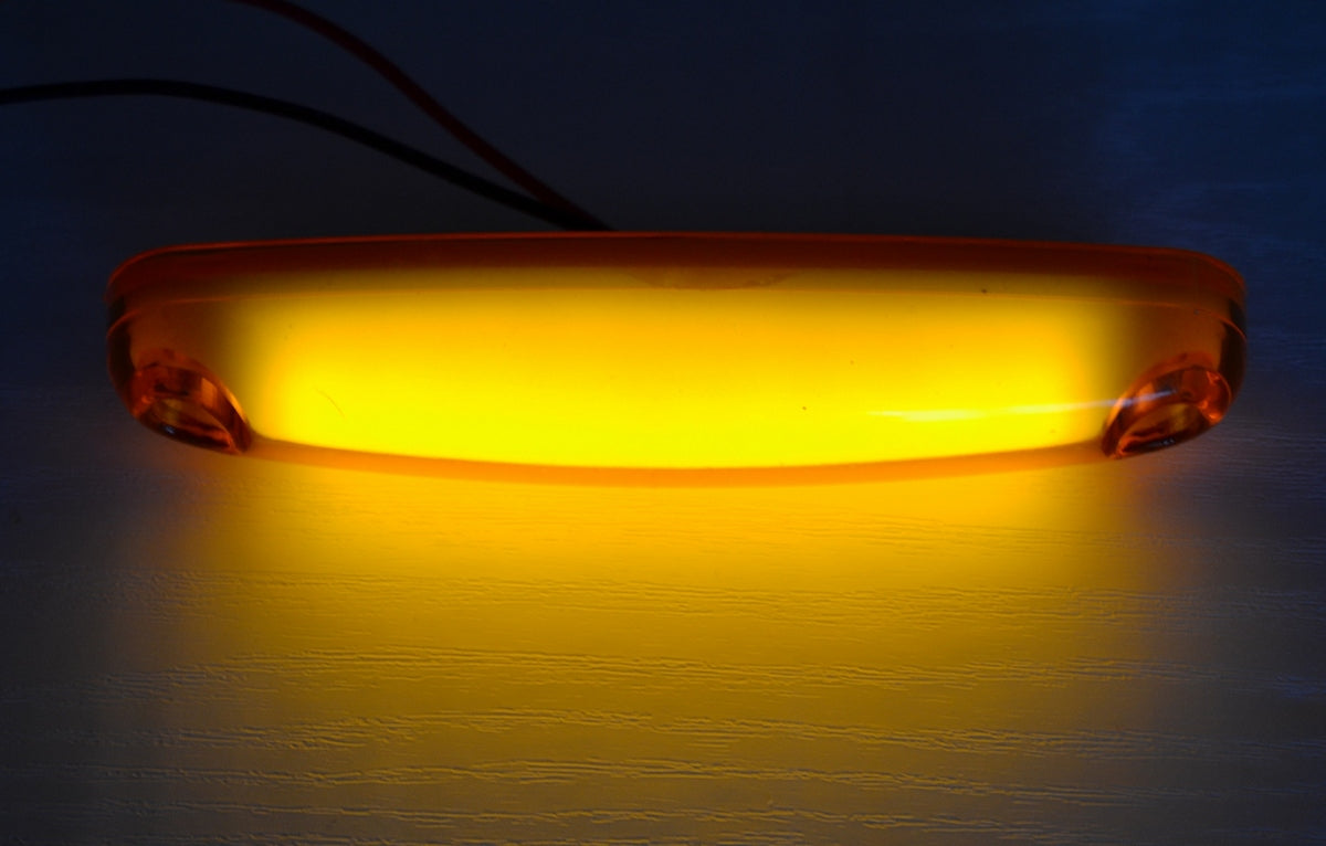 Feu de gabarit LED néon type doigt – Jaune, 12/24 V, 107 x 22 x 19 mm