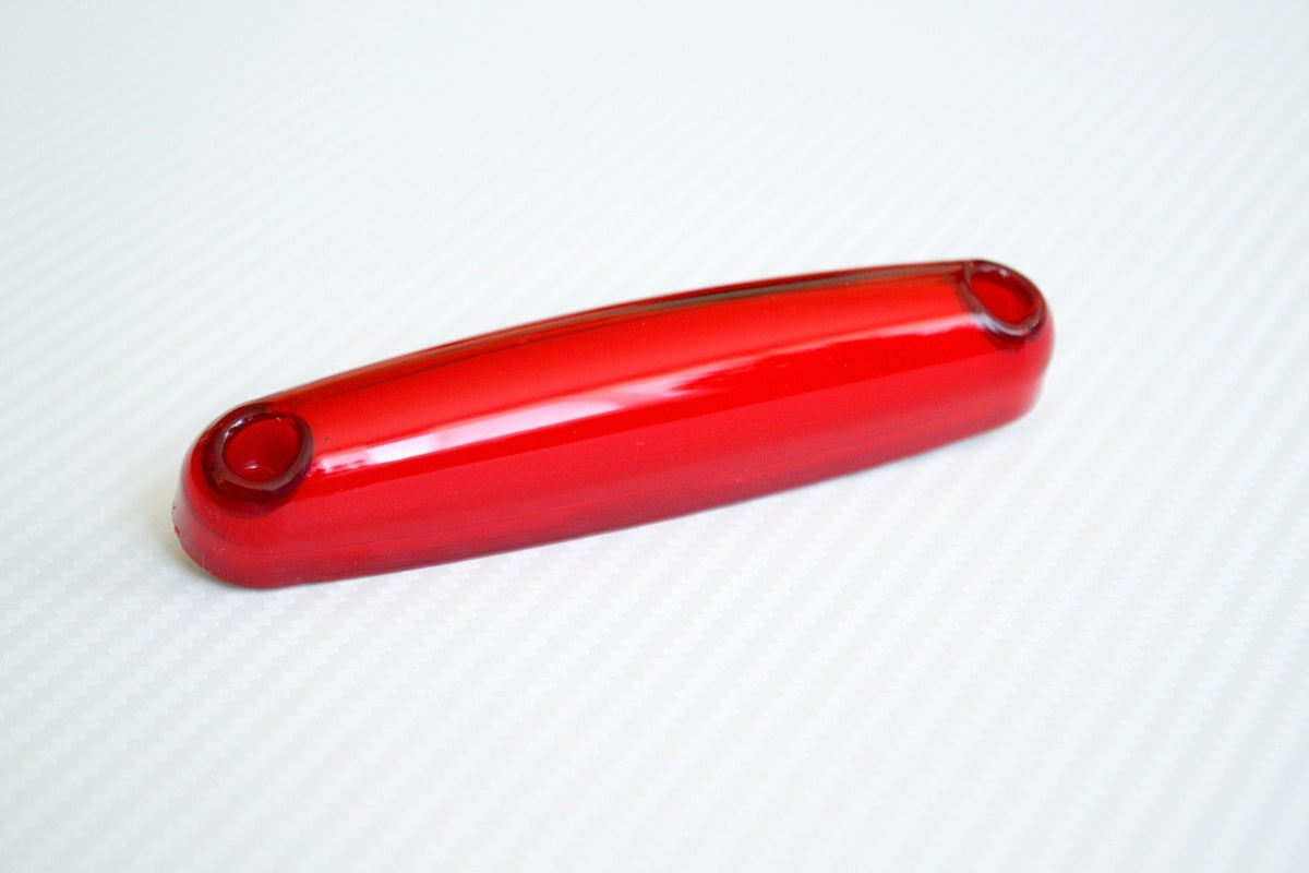 Feu de gabarit néon LED rouge, 12/24 V, 107×22×19 mm, entraxe de fixation 90 mm