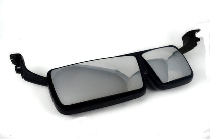 Rétroviseur extérieur gauche adapté pour Mercedes Actros MP4 – 24 V, réglage électrique, coque grise