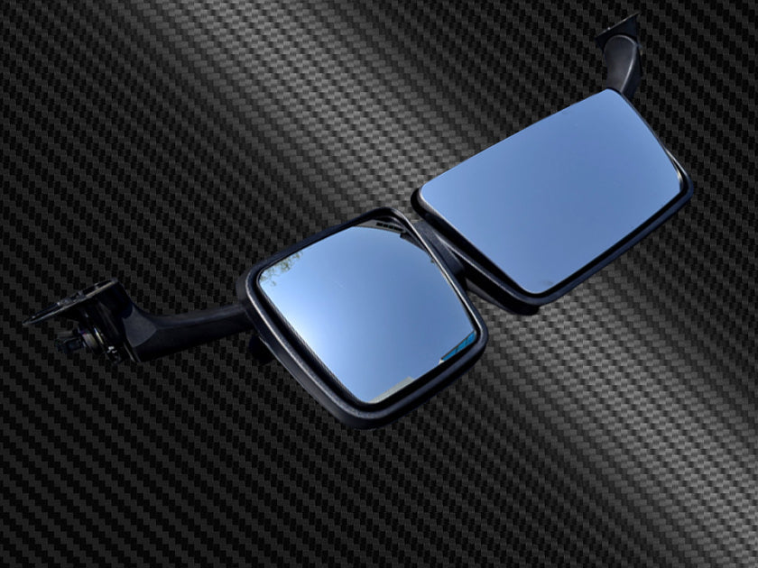 Rétroviseur extérieur droit adapté pour Mercedes Actros MP4 – Réglage électrique, 24 V, coque grise