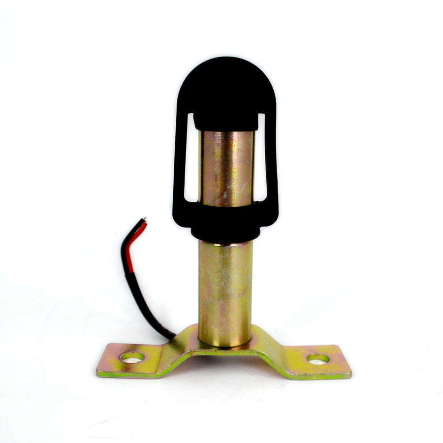 Support métallique pour gyrophare – hauteur 105 mm, diamètre de base 114 mm, entraxe de fixation 86 mm