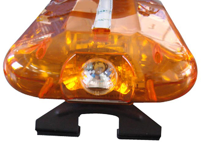 Rampe de gyrophare double grand modèle – 110 cm, feu de signalisation 24 V