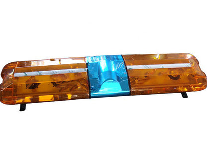 Rampe de gyrophare double grand modèle – 110 cm, feu de signalisation 24 V