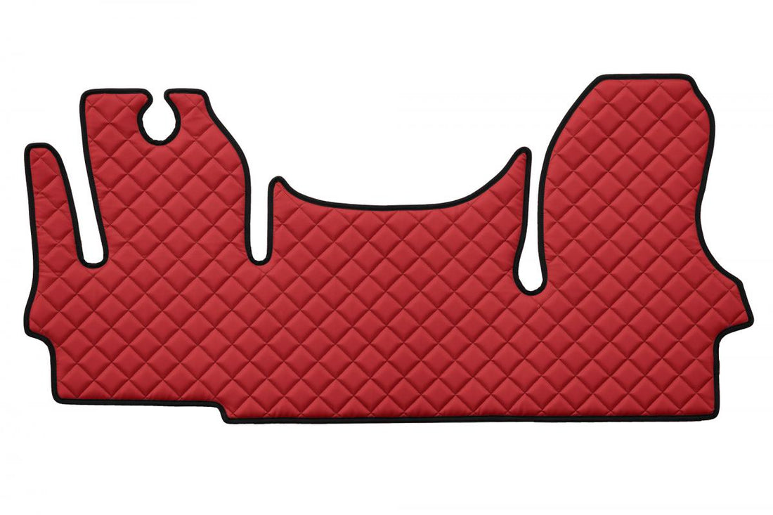 Red Eco Leather Floor Mats – suitable for Iveco Daily VI (from 2014), Poland