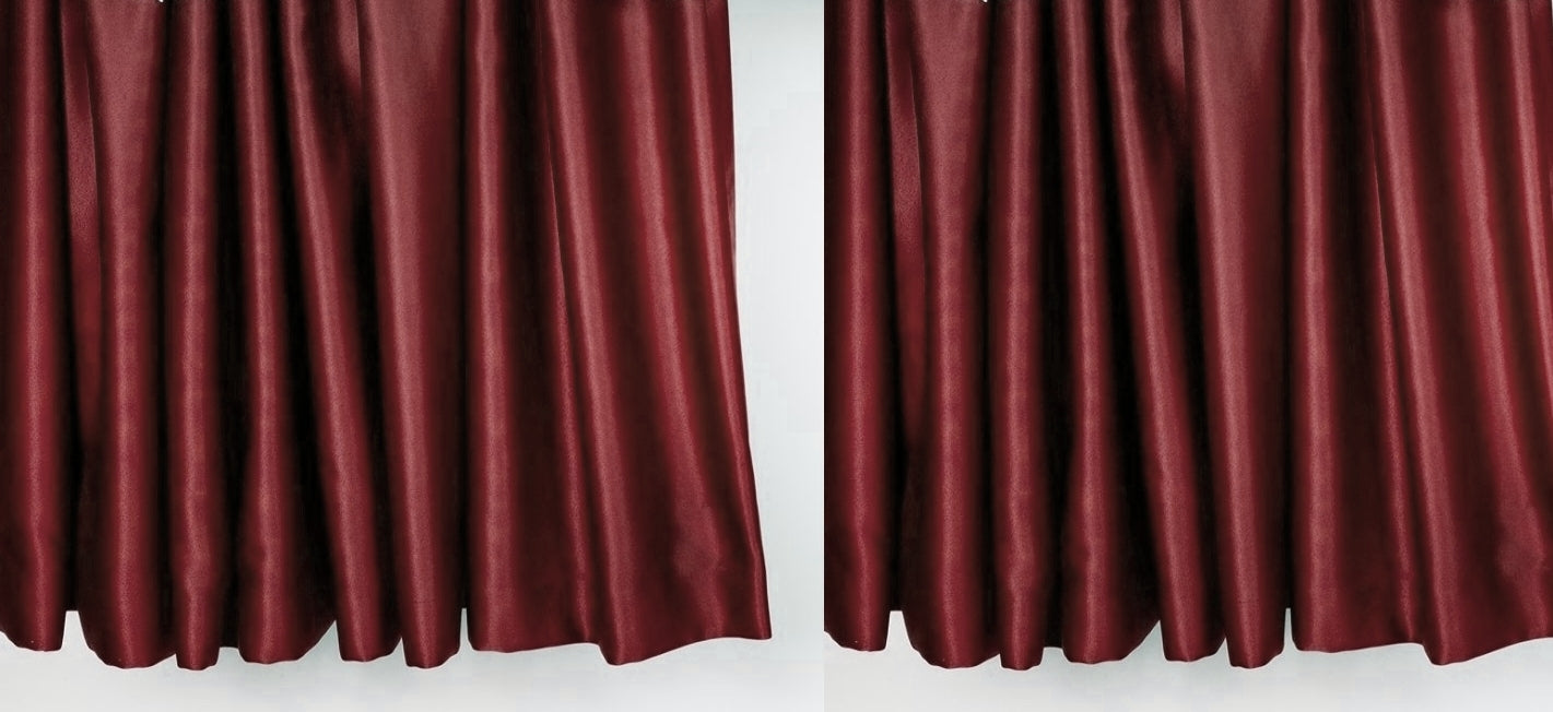 Grandes rideaux de couchette pour camion – Lot de 2, rideaux bordeaux pour espace nuit avec intimité