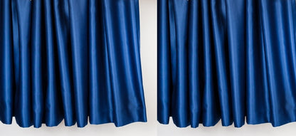 Grandes rideaux de lit bleus pour cabines de camion – Lot de 2