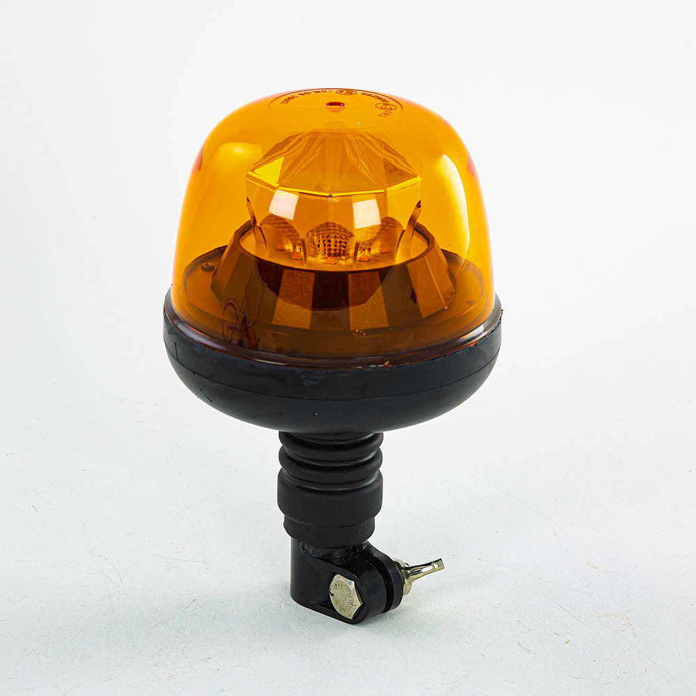 Gyrophare stroboscopique LED, montage sur base, 12/24 V, diamètre 130 mm, hauteur 209 mm, 7 modes de flash