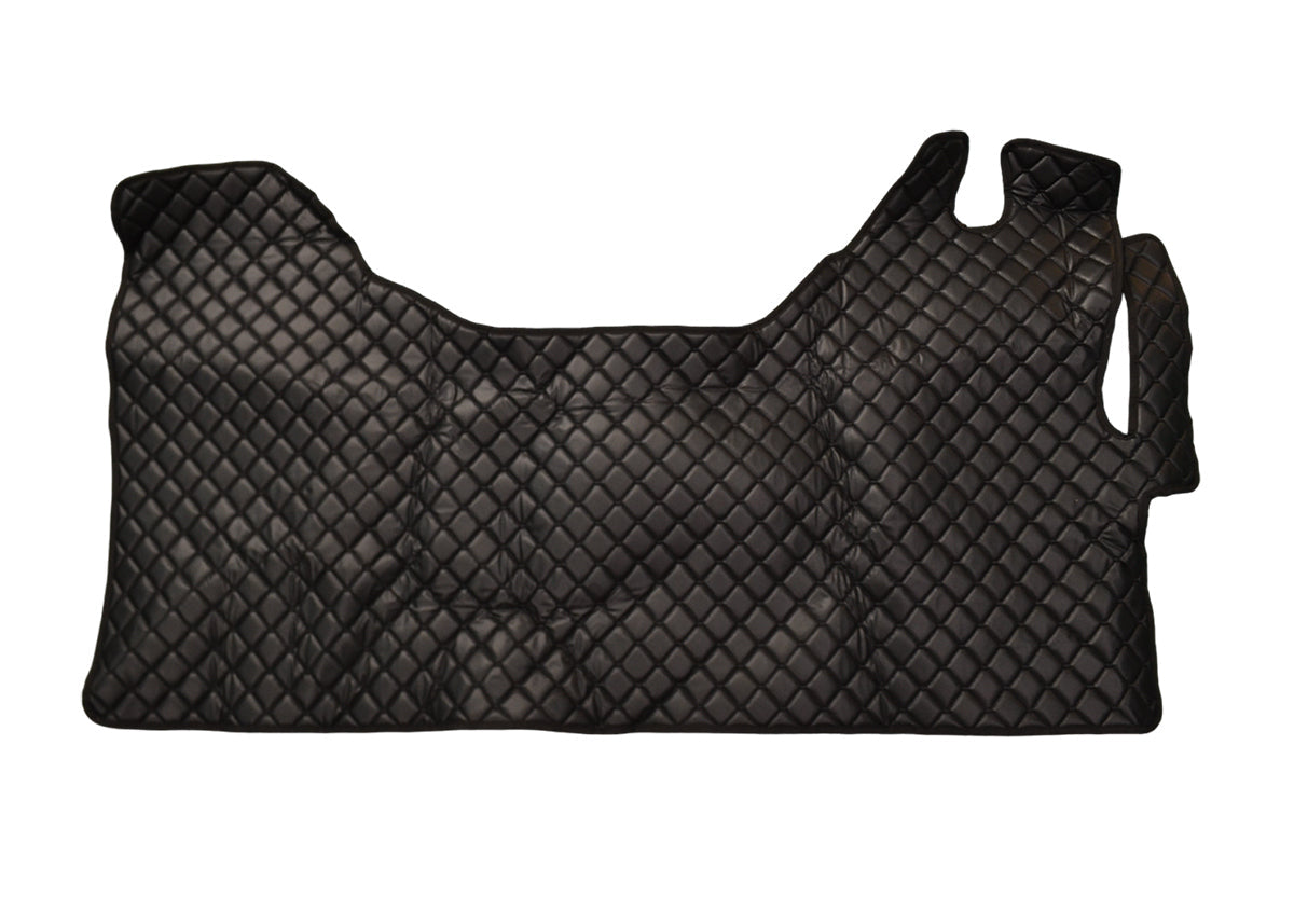 Tapis de sol en cuir synthétique (éco-cuir) noir – adaptés pour Iveco Daily VI, conduite à droite, 2014+