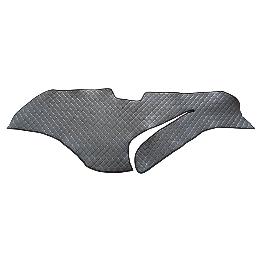 Tapis de tableau de bord en cuir gris foncé – adapté pour DAF XF/XG/XG+ 2021+