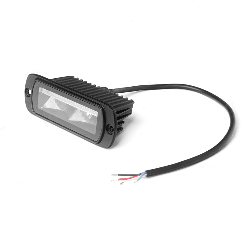 Rampe lumineuse d’avertissement à LED encastrée, 5 fonctions, 12/24 V, 155×55×70 mm