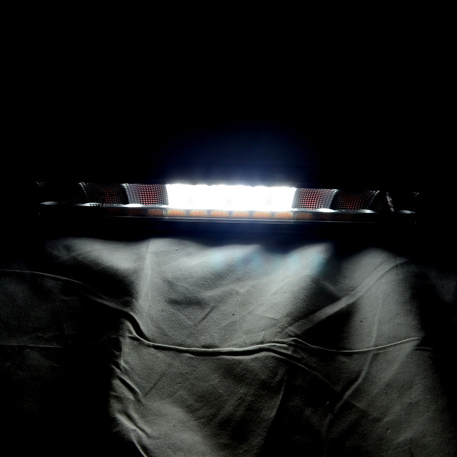 Barre de feux stop LED – 5 fonctions, flash ambre, 34 cm, 10–80 V, IP67/IP69K