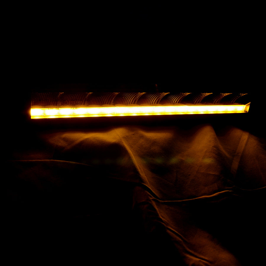 Barre de feux stop LED – 5 fonctions, flash ambre, 34 cm, 10–80 V, IP67/IP69K