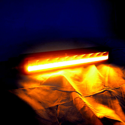Barre de feux stop LED – 5 fonctions, flash ambre, 34 cm, 10–80 V, IP67/IP69K