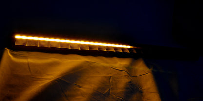 Barre de feu stop LED – 5 fonctions, flash ambre, 84 cm