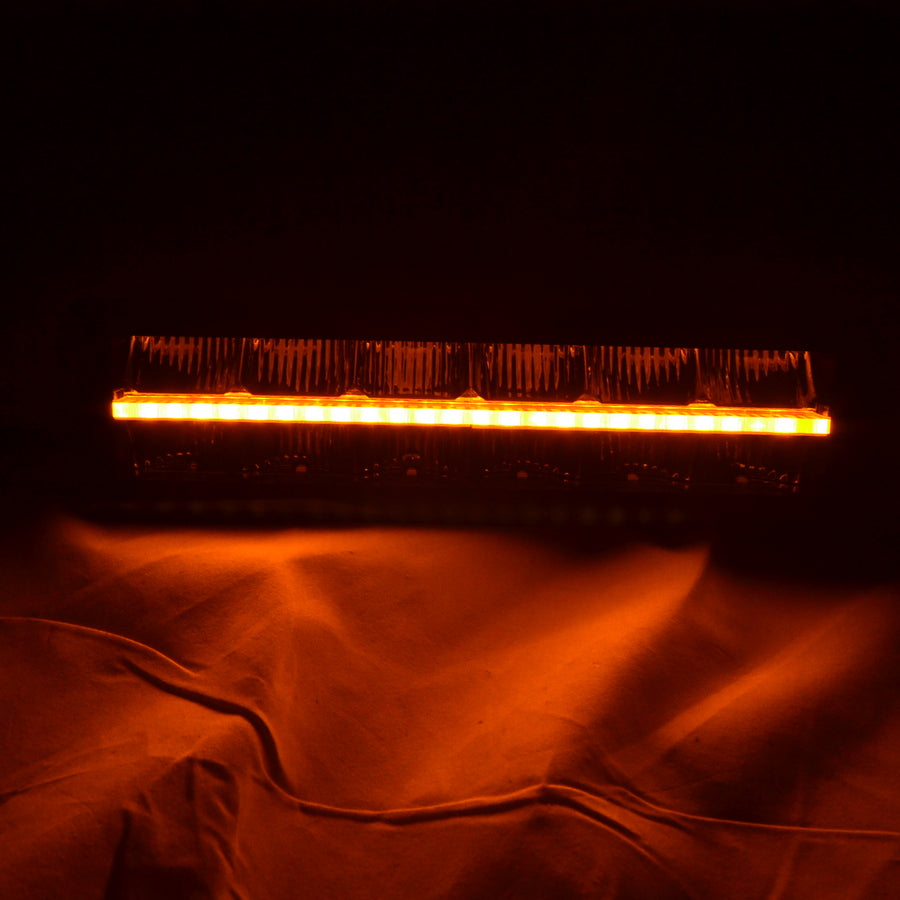 Barre LED – 3 fonctions, faisceau spot, DRL blanc/ambre, 30 cm, 10–30 V