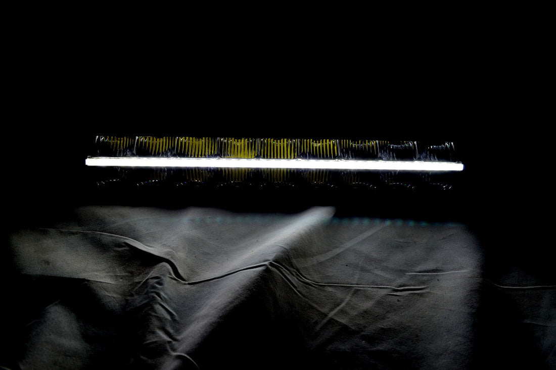 LED Light Bar, 3 Functions, 42 cm, 12/24 V, E-Marked Driving and DRL Lamp