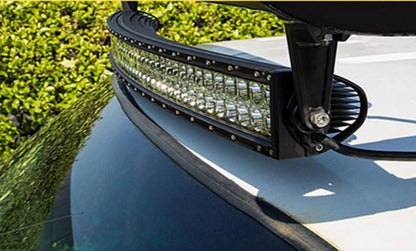 Rampe lumineuse LED incurvée, 300 W, 129 cm, 12/24 V, homologuée ECE