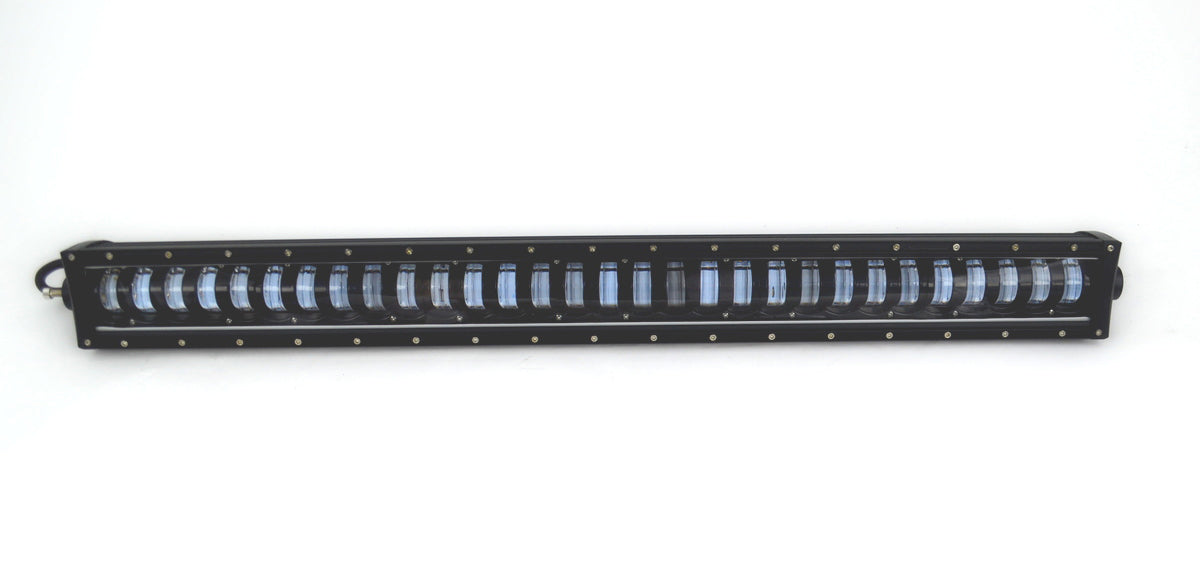 Barre lumineuse LED 240 W avec 30 LED CREE 5+3 W et boîtier en aluminium